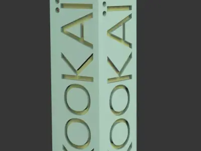  signage board Free low-poly 3D model