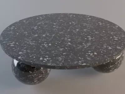 table marble coffee Free 3D model