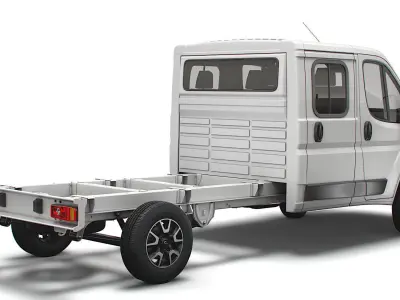 Opel Movano Chassis Truck Crew Cab 4035 WB 2022 3D model