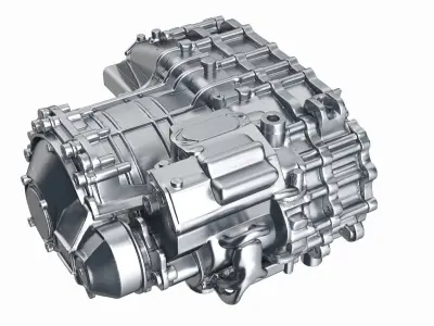 Electric Vehicle Motor 2 3D model