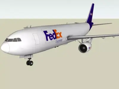 Commercial Aircraft Collection 5 Pack 3D SketchUp 3D model