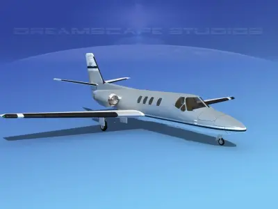 Cessna 500 Citation I V07 3D model