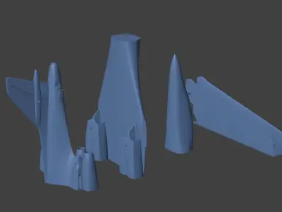 Rockwell B-1 Lancer 3D print model