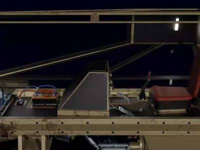 Starship flying car 3D model