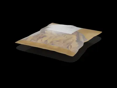 Fresh pasta dumplings and dough Fresh Pasta 3D model