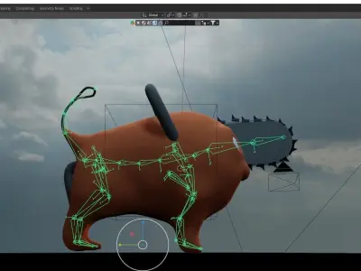 Pochita dog Free 3D model