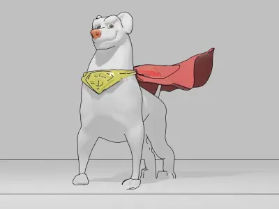 Krypto the Superdog model 3D model