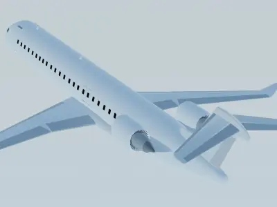 Bombardier CRJ-900 3D model