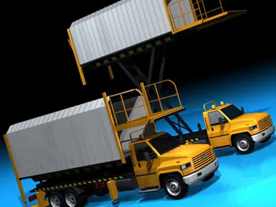 Airport loading vehicle 3D model