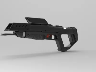 Dark Timeline Phaser Rifle from Picard TV 3D model