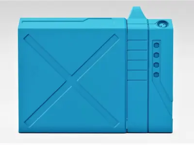 SCI-Fi Futuristic Computer Free 3D model