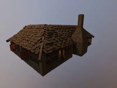 MEDIEVAL HOUSE 3 - LEVEL 1 by RogueFilmProductions 3D model