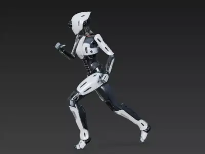 Smart technology robot 4-3D model 3D model