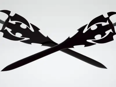 Sword of Darkness Black Steel 3D model