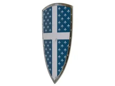shield medieval Low-poly 3D model purchase