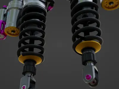 Nitron Shock Double Low-poly 3D model