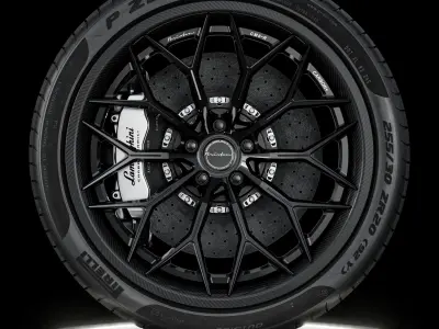 Pirelli 255 30 ZR20 92Y XL CLEAN 3D model