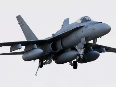 McDonnell Douglas FA-18 Hornet Single Seat 3D model