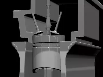 engine car piston Free low-poly 3D model