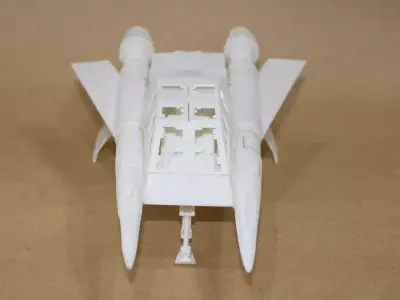 Buck Rogers Quadfighter 3D print model