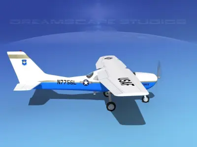 Cessna T-41 Mescalero USAF 4 3D model