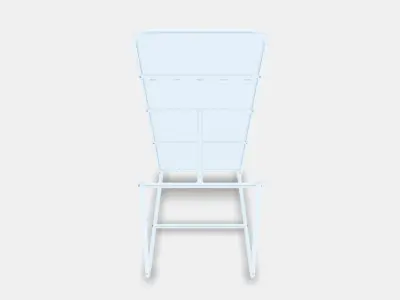 KNAPPER Standing mirror Low-poly 3D model