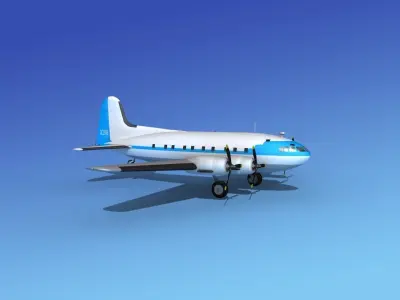 Boeing B307 Stratoliner Corporate 1 3D model