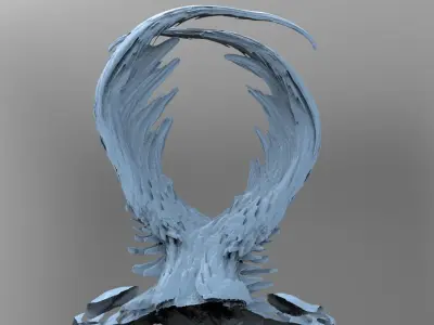 Dinosaur Spine Arch 3 3D model