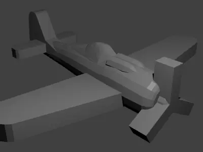 German FW-190 Fighter Aircraft Free 3D print model