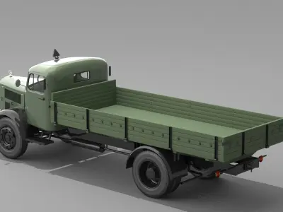 1943 Mercedes Benz L 4500 S 3D model