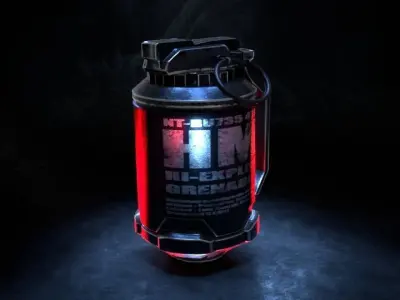 Elysium Grenade 3D model