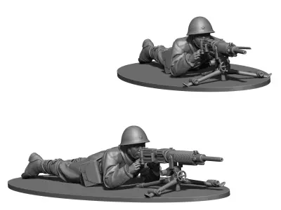 Japan soldier ww2 3D print model