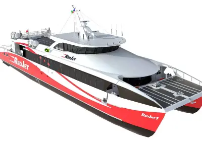  Passenger ferry 3D model