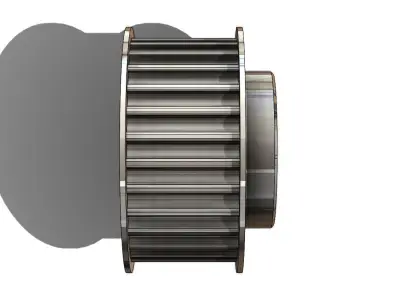 Polia Sincronizadora Synchronizing Pulley Schneider 28 5M 15 3D model