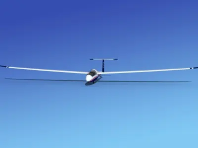 Duo Discus Sailplane 3D model