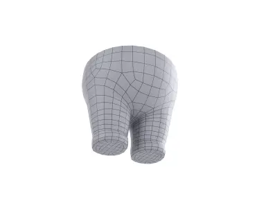 Lower Body 001 3D model