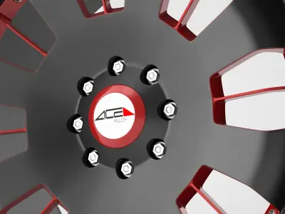 Antera Ace Asanti rims 3D model