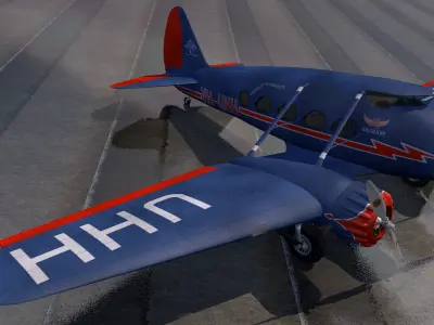 Stinson A1 Trimotor 3D model