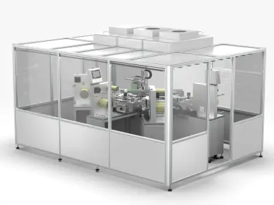 Multi-station Automatic Labeling Machine 3D model