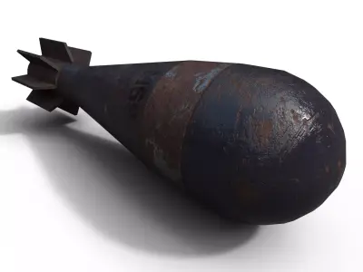 Mortar Projectile 60mm M69 3D model order