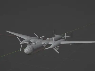 ME 1075 America Bomber 3D model