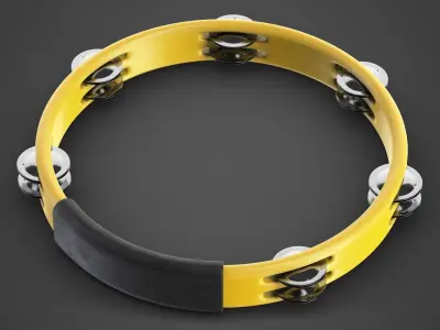 Tambourine 1 3D model