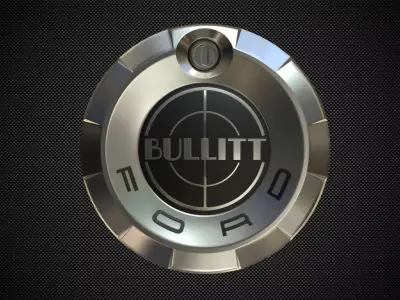 bullitt logo 3D model
