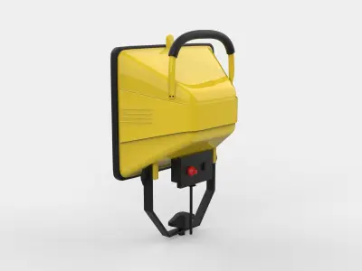 Halogen work light 3D model