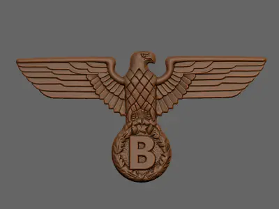 eagle 3D print model