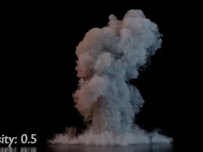 Bomb Strike Explosion 3D model