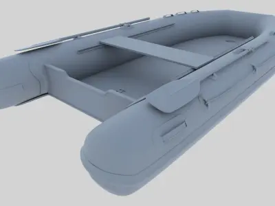 3D Boat inflatable 3D model