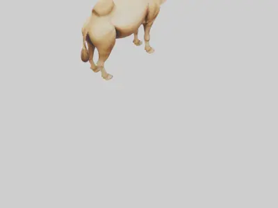Camel Humps Model Low-poly 3D model