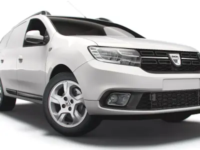 Dacia Logan MCV Van 2019 3D model