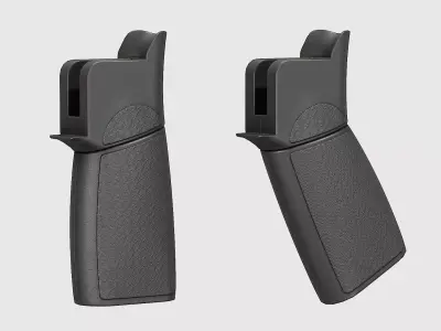 Battlegrip Flip Grip - Replica Low-poly 3D model